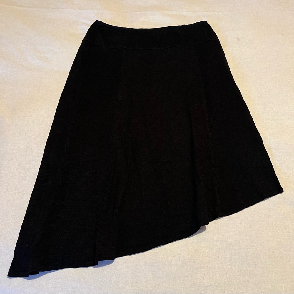 Prana Womens Skirt Black Small Midi